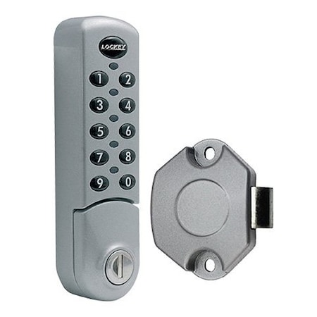 Lockey Digital Electronic Cabinet Lock W/ Slam Latch Custom Vertical EC780-WSL-CV